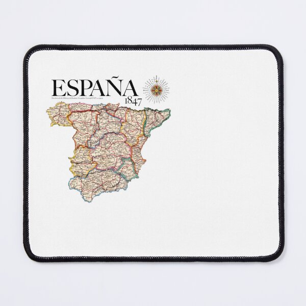 Item preview, Old Map of Spain 1847 designed and sold by Printspiration, Explore Unique Art & Designs.
