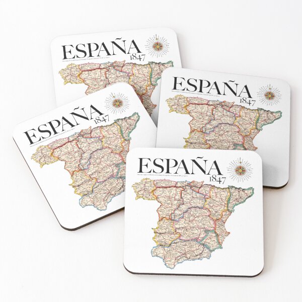 Item preview, Old Map of Spain 1847 designed and sold by Printspiration, Explore Unique Art & Designs.