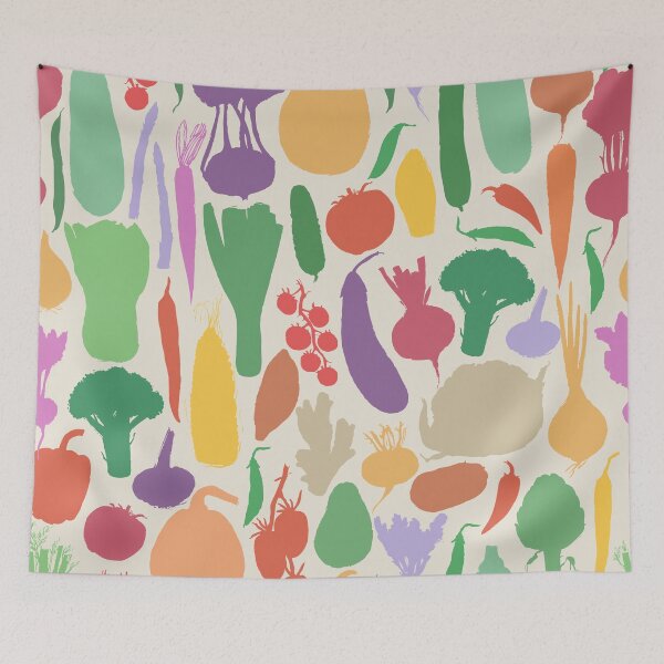 Item preview, Vegetable pattern in green color designed and sold by bokasin.