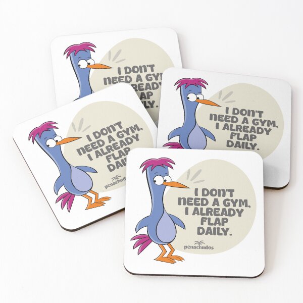 Item preview,   Fun drawings with crazy birds designed and sold by MarcusCaetano.