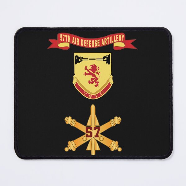 Item preview, Army - 57th Air Defense Artillery w Number Br - DUI - Ribbon X 300 designed and sold by Military Insignia Products.