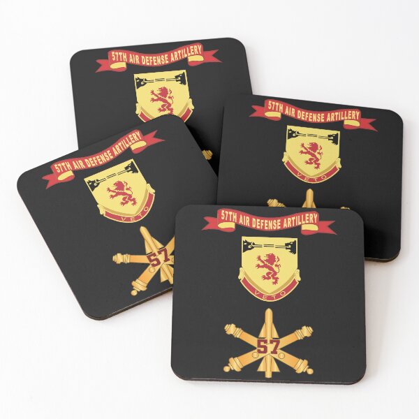 Item preview, Army - 57th Air Defense Artillery w Number Br - DUI - Ribbon X 300 designed and sold by Military Insignia Products.