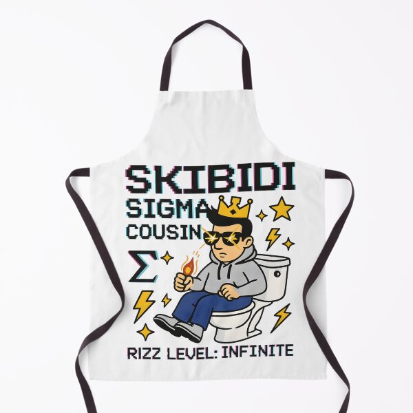 Item preview, Skibidi Sigma Cousin Infinite Rizz Meme Art | Viral Crowned Pixel Digital Download designed and sold by AnnDesignStudio.