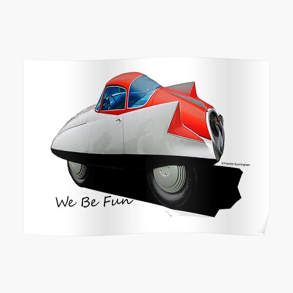 Imaginative Extreme Cars Art Poster