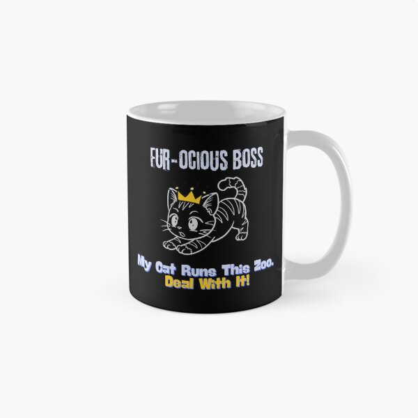 Item preview, Fur-ocious Boss: My Cat Runs This Zoo—Deal With It! designed and sold by Moyeri.