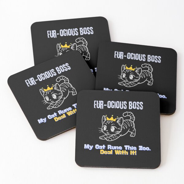 Item preview, Fur-ocious Boss: My Cat Runs This Zoo—Deal With It! designed and sold by Moyeri.