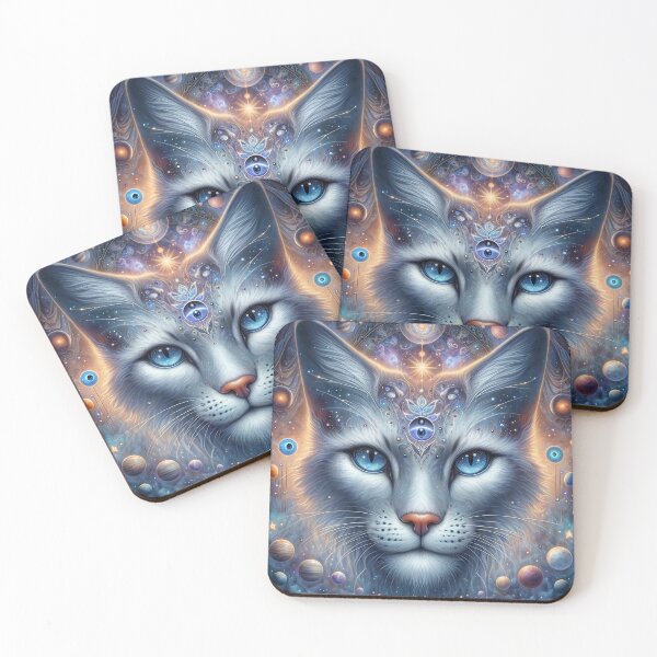 Item preview, Cosmic Cat Spirit Guide designed and sold by FriskyLemur.