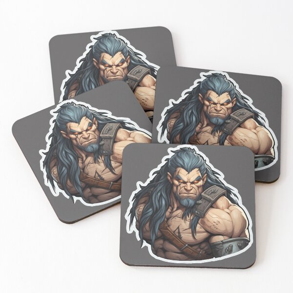 Item preview, Fierce Barbarian Warrior | Epic Fantasy Illustration designed and sold by mliotard.