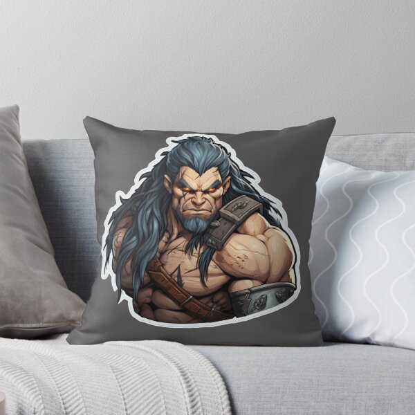 Item preview, Fierce Barbarian Warrior | Epic Fantasy Illustration designed and sold by mliotard.