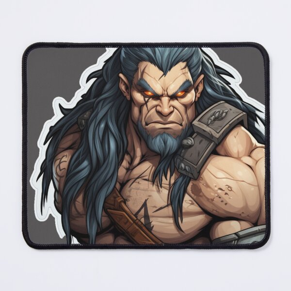 Item preview, Fierce Barbarian Warrior | Epic Fantasy Illustration designed and sold by mliotard.