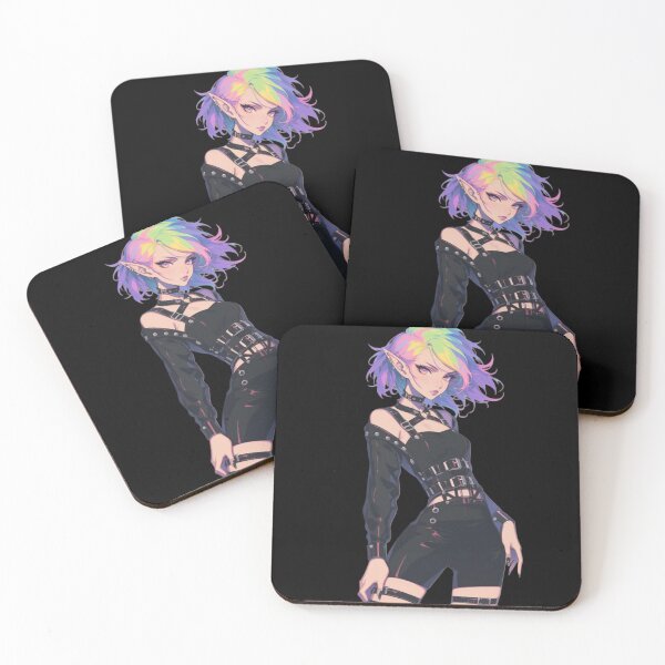 Item preview, rainbow goth designed and sold by CursedbyLilith.