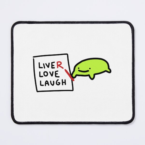 Item preview, liver love laugh designed and sold by TeaBag114.