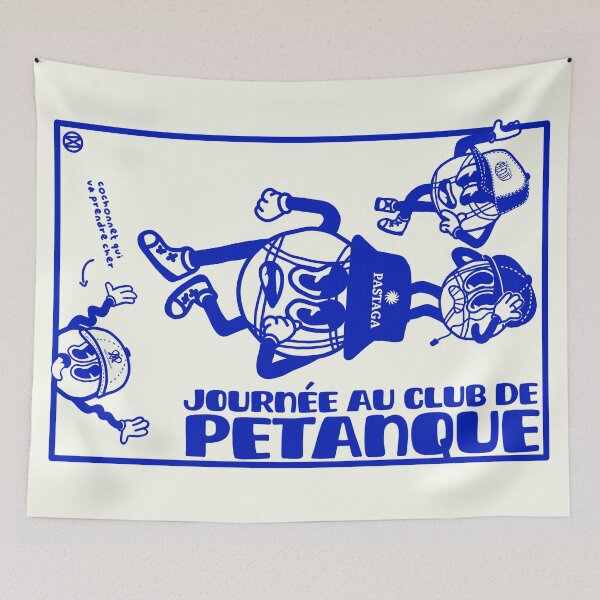 Item preview, Day at the Pétanque Club designed and sold by petiteToulon.