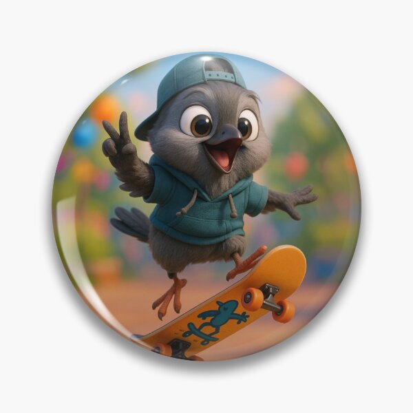 Item preview, Skater Gray Catbird Songbird designed and sold by Sillytoe.