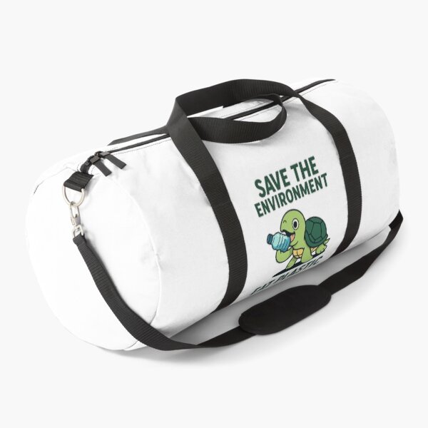 Item preview, Save the Environment Eat Plastic – Funny Turtle Dark Humor Design designed and sold by SlomianyPisarz.