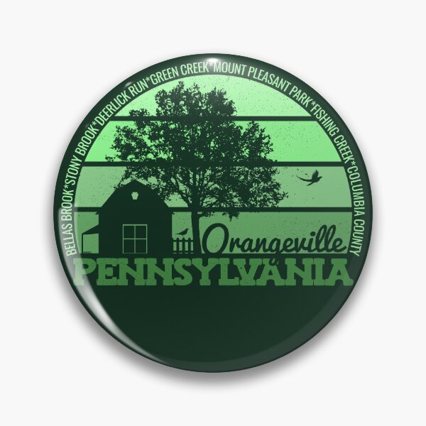 Item preview, Orangeville Pennsylvania Sunset Retro Vintage Local Pride Logo designed and sold by CRHPOD20.