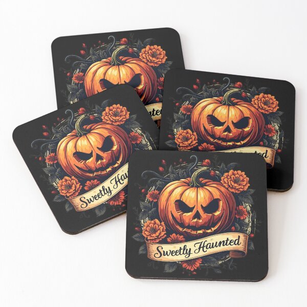 Item preview, Sweetly Haunted Pumpkin Halloween designed and sold by MasCorner.