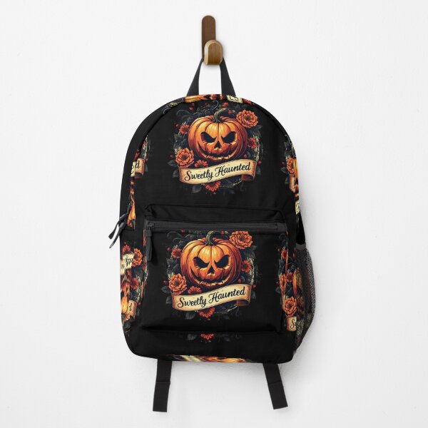 Item preview, Sweetly Haunted Pumpkin Halloween designed and sold by MasCorner.