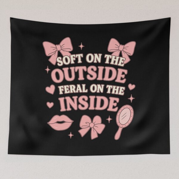 Item preview, Coquette Aesthetic — Soft on the Outside, Feral on the Inside designed and sold by Dragonfly-10.