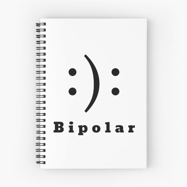 Item preview, Bipolar Emoticon – Dual Mood Mental Health Awareness Design designed and sold by Psycho-Crazy.