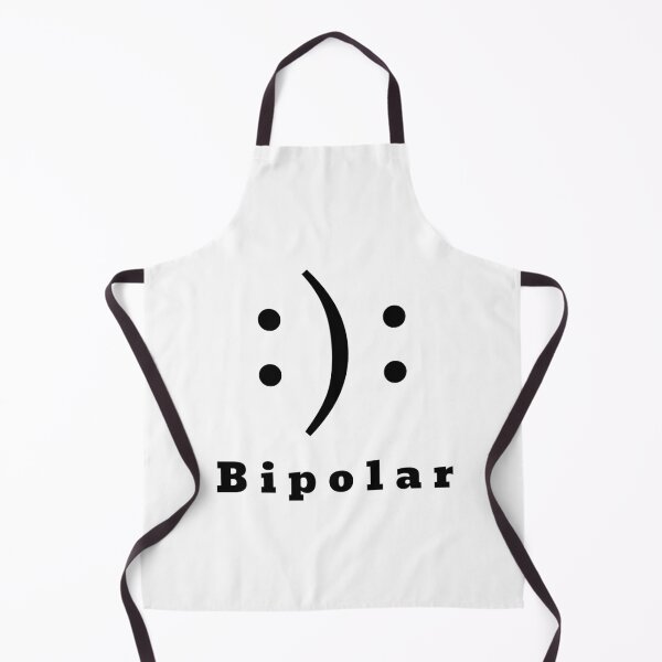 Item preview, Bipolar Emoticon – Dual Mood Mental Health Awareness Design designed and sold by Psycho-Crazy.