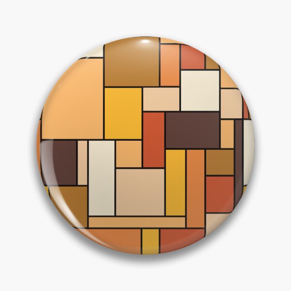 Item preview, Retro Rectangles in Seventies Colors designed and sold by Unhinged Heather.