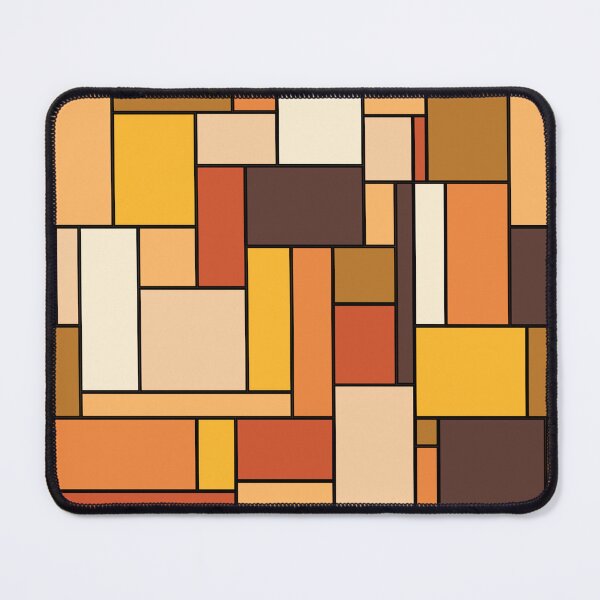 Item preview, Retro Rectangles in Seventies Colors designed and sold by Unhinged Heather.