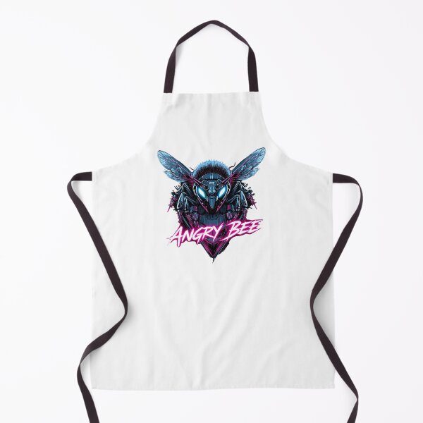 Item preview, Cyberpunk Bee Shirt – Futuristic Angry Bee Neon T-Shirt designed and sold by MoonLightFX.