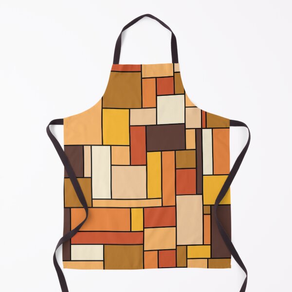 Item preview, Retro Rectangles in Seventies Colors designed and sold by Unhinged Heather.