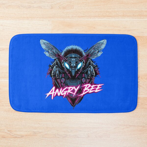 Item preview, Cyberpunk Bee Shirt – Futuristic Angry Bee Neon T-Shirt designed and sold by MoonLightFX.