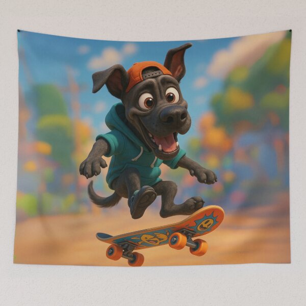 Item preview, Skater Great Dane designed and sold by Sillytoe.
