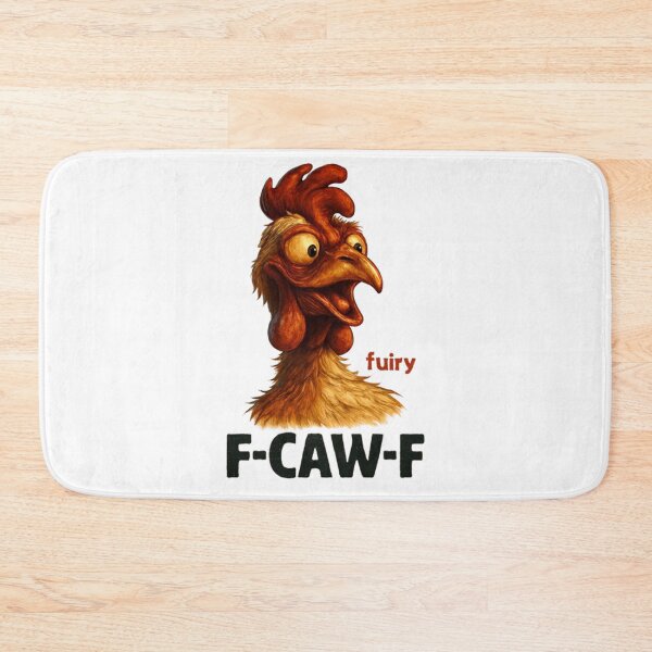 Item preview, FUIRY “F-CAW-F” Screaming Chicken T-Shirt – Funny Horror Poultry Graphic Tee designed and sold by FUIRY .