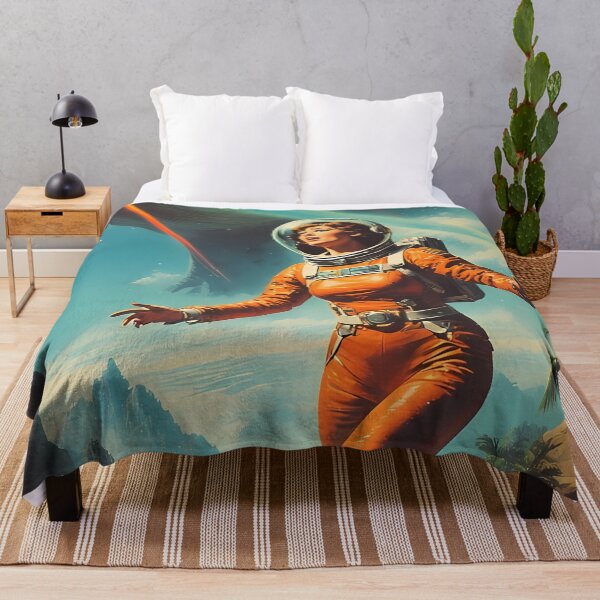Item preview, Copy of The Astronaut Woman on the Planet of the Dinosaurs designed and sold by she-devil-shirt.