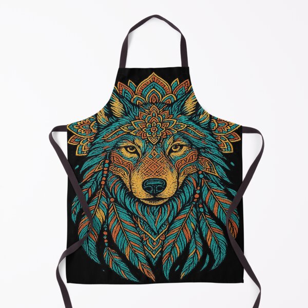 Item preview, Tribal Spirit Wolf Art designed and sold by alw951.