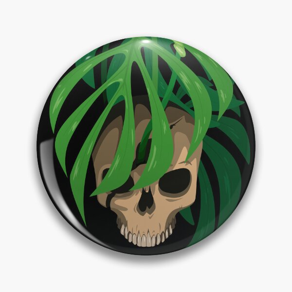 Item preview, Monstera Burl Marx Flame Skull designed and sold by Bronzebart.