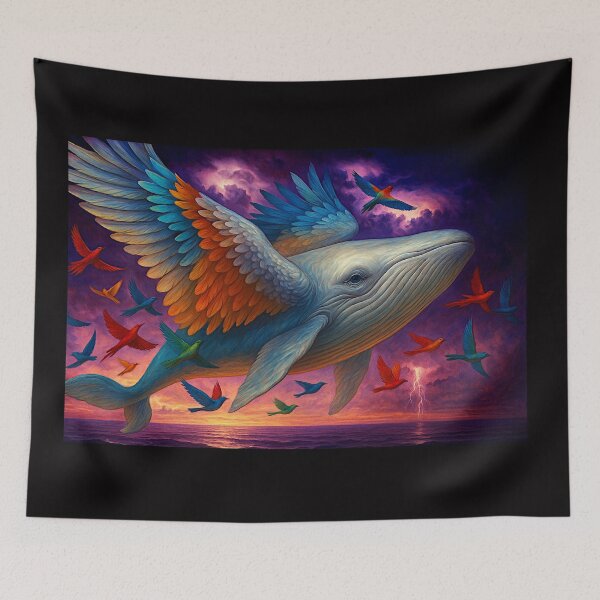 Item preview, Dont Kill the Surrealistic Whale! designed and sold by Helios Be. Lavsh.