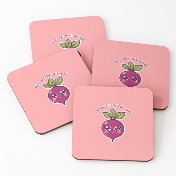 Item preview, Cute Beet Pun - You make my heart skip a beet!  designed and sold by SarahsArtSells.
