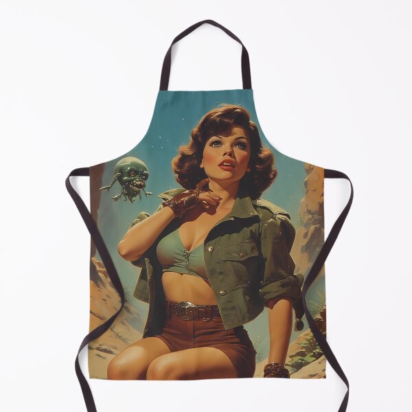 Artikelvorschau, Die Archäologin begegnet den Retro Weltraum Dinosaurier entworfen und verkauft von she-devil-shirt.