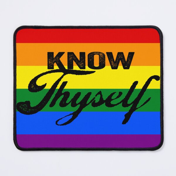Item preview, Know Thyself (Pride) designed and sold by Jess Willow.