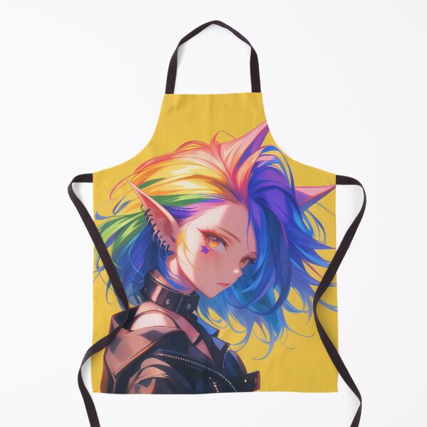 Item preview, rainbow cat girl designed and sold by CursedbyLilith.