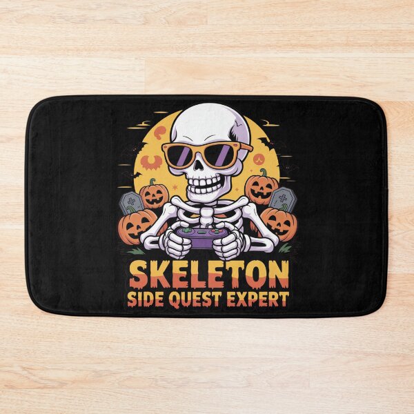 Item preview, Skeleton Side Quest expert, funny side quest ADHD gaming halloween designed and sold by NoetherSym.