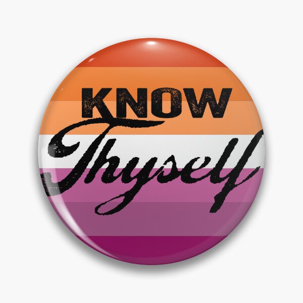 Item preview, Know Thyself (Lesbian) designed and sold by Jess Willow.