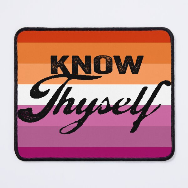 Item preview, Know Thyself (Lesbian) designed and sold by Jess Willow.