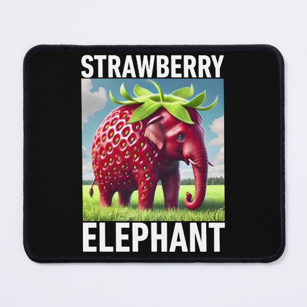 Item preview, Strawberry Elephant Italian Brainrot Meme for Kids designed and sold by Nathalie_87.