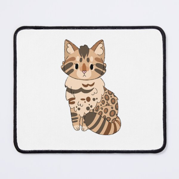 Item preview, kawaii bengal cat illustration designed and sold by casserolepets.