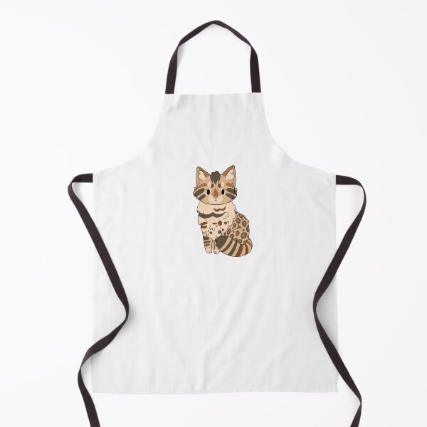 Item preview, kawaii bengal cat illustration designed and sold by casserolepets.