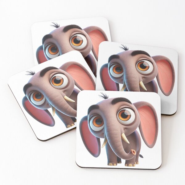Item preview, Adorable Borneo Elephant designed and sold by Sillytoe.