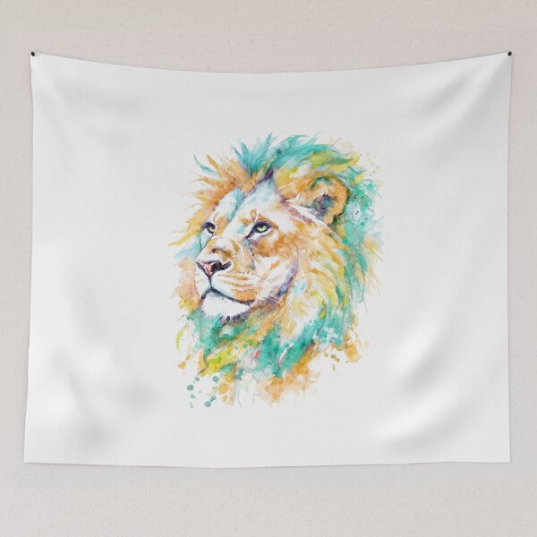 Item preview, Bold Lion Watercolor designed and sold by caracatita75.
