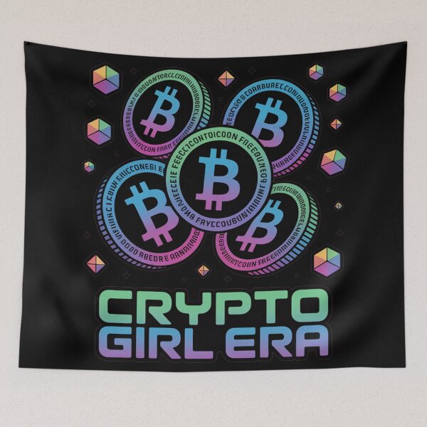 Item preview, Crypto Girl Era, girl bitcoin crypto  designed and sold by NoetherSym.