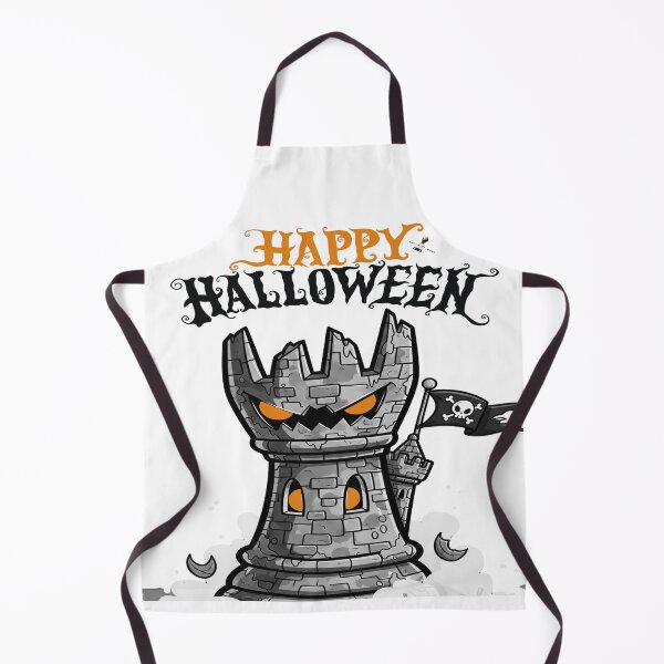 Item preview, Halloween Chess Rook – Haunted Castle Design designed and sold by PawnShiftGoods.